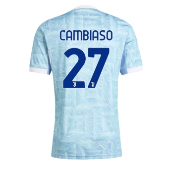 Juventus Andrea Cambiaso #27 Maglia Gara Trasferta Repliche 2025-26 Maniche Corte